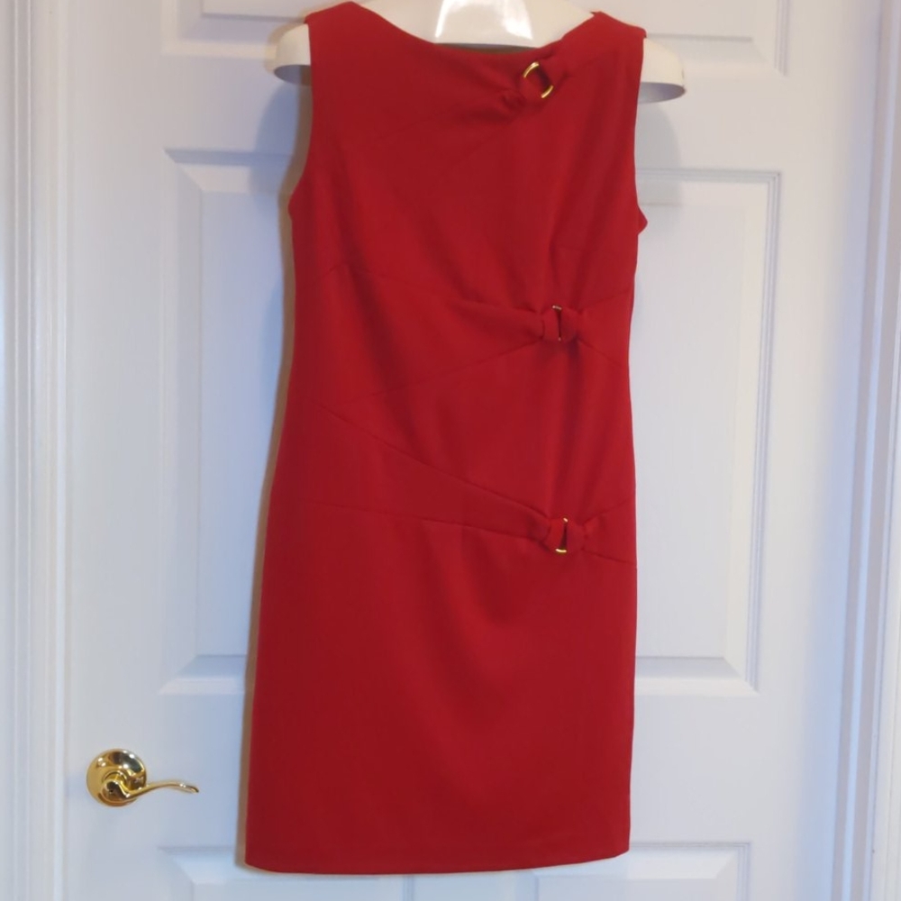Style & Co. Petite Stretch Red Dress, Size 12P